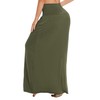 EXCHIC Women's Boho Flod Over Long Maxi Skirt Elastic High