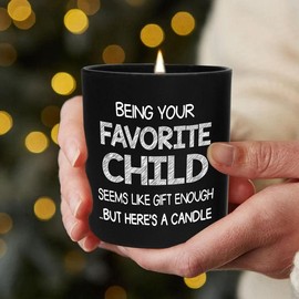 Funny Mother's Day Gifts for Mom - Teezwonder, Mother's Day Gift, Being Your Favorite Child Funny Candle, Mothers Candle, Perfect Mom gift, Happy Mothers Gifts, Mama Gifts - Vanilla Lavender Candle 10oz Aroma Decoration Scented Room:_Thank You Mom_Lavender & Vanilla