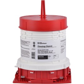 HoldRite HydroFlame 3 Inch to 4 Inch PRO Non-Telescoping Sleeve with Adjustable Cap, Plastic and Metal, HFP-P4B