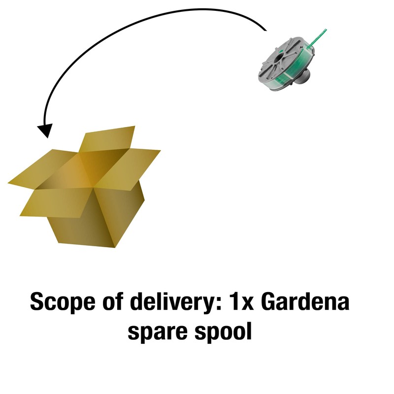 Gardena replacement thread spool: Replaceable Spool for Gardena Turbo Trimmer