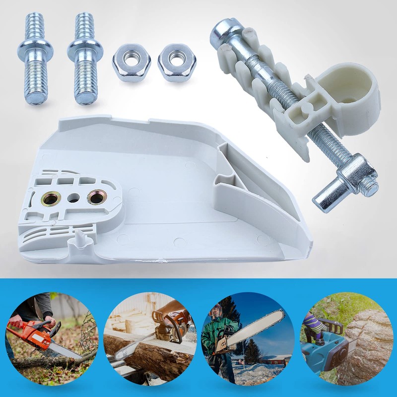 Adefol Chain Sprocket Cover with Adjuster Tensioner Stud Nut for