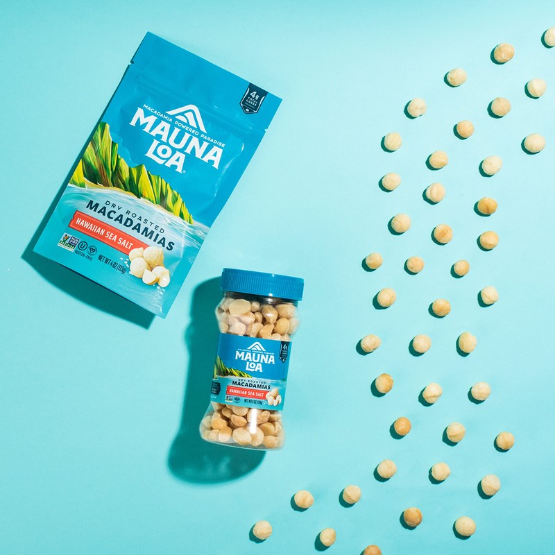 Mauna Loa Premium Roasted Macadamia Nuts, Hawaiian Sea Salt Flavor,