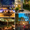 25FT Outdoor G40 LED Globe String Lights Dimmable Waterproof Shatterproof