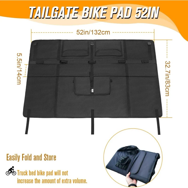 Livestar® Portabicicletas Pickup, Protectores Para 5 Bicicletas