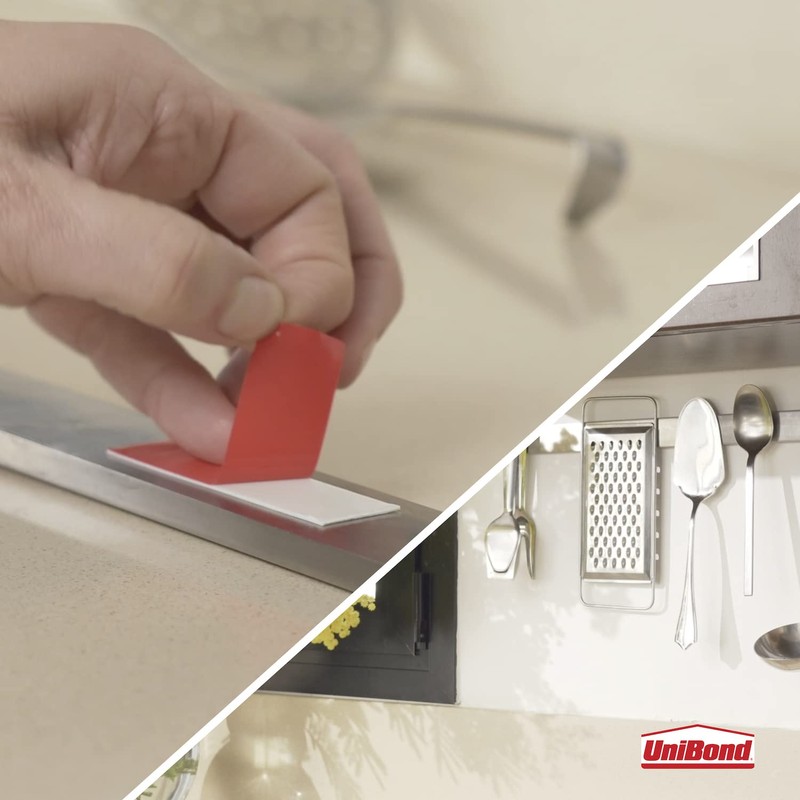Unibond No More Nails Permanent Strips, Adhesive Strips for Fast
