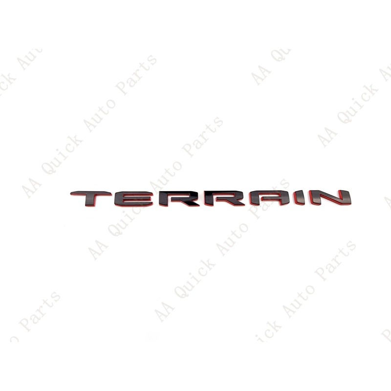 GMC 6PCS Gloss Black Red Door Rear Terrain SLT AWD