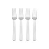 Mikasa Blume 20-Piece Stainless Steel Flatware Set, Service for 4