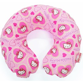 Kitty Neck Pillow Air Women Kids Mini Size Travel Air Pillow Cute Character Pink Air Pillow