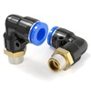 TAILONZ PNEUMATIC Male Elbow 10mm Tube OD x 1/4 Push