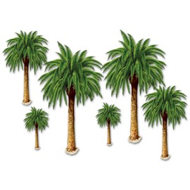 Beistle 52005 Palm Tree Props
