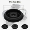 SUNCARACCL 4 Pack Trailer Hub Cap Rubber Plugs, Fits 1.98