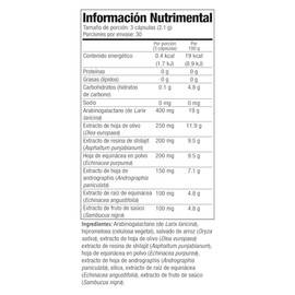 LifeSeasons | Suplemento Alimenticio en Cápsulas con Arabinogalactano | 90 Cápsulas | Presentación para Adultos | Sin Gluten