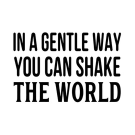 Trucks Home Decorations Wall Sticker in A Gentle Way, You Can Shake The World. Removable Wall Stickers for Backdrop Kids Room Party Mirrors Vinyl