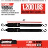 SpeedStrap 2" x 4' Marine Transom Tie-Down Straps with Snap