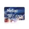 Netac Microsd Card, 512GB Max100MB/s Switch, Micro SD Card Support,