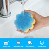 LAUNDRYLUX Scrub Sponge, Dual-Sided Temperature-Responsive Sponge and Scrubber - Non-Scratch