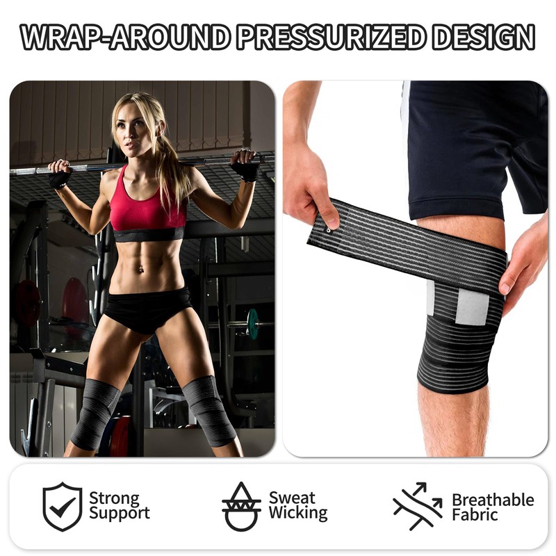 ONTYZZ Knee Support 1 Piece High Elastic Thigh Compression Wrap