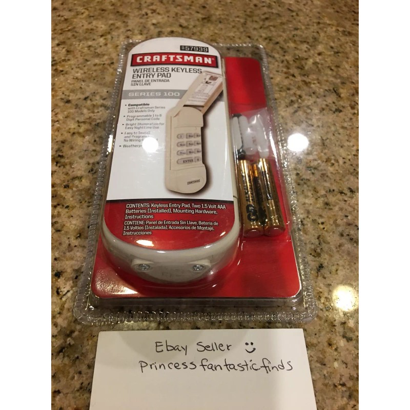 Craftsman NEW Craftsman Garage Door Wireless Keyless Entry Pad Series