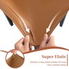 PU Leather Bar Stool Covers with Backs, Waterproof Bar Stool