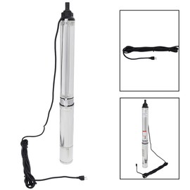 2 HP 42GPM CCIYU Deep Well Water Pump 220V 230V 240V 440ft Submersible Water pump Booster for Swimming Pool Garden Tub Pond Flood Drain with Garden Hose Adapter