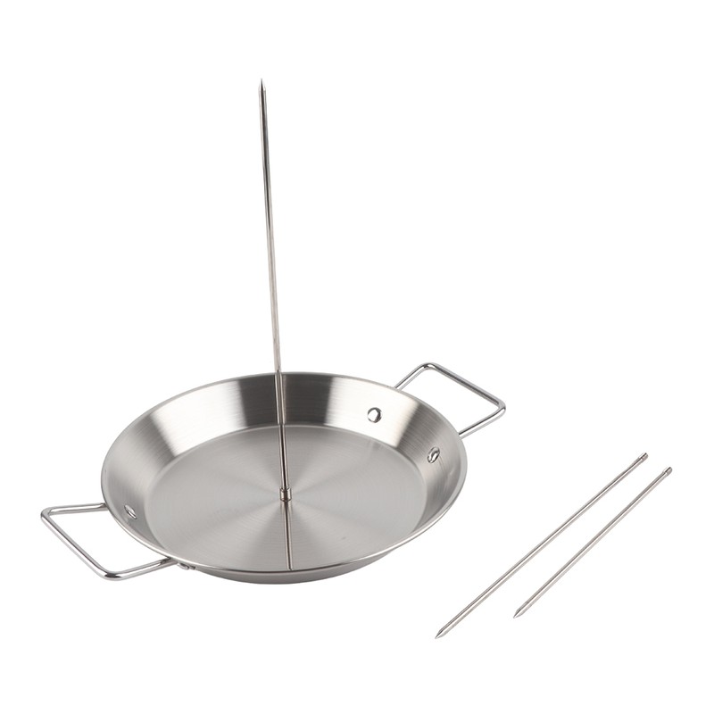 Vertical Skewer for Grill Brazilian Vertical Spit Stand Stainless Steel