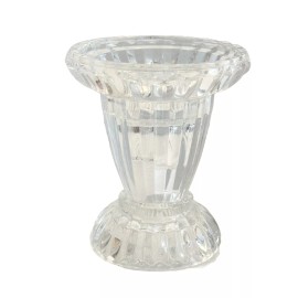 St. George Crystal NEW: 24% Lead Crystal Chandelier candle cup, column, bobeche made in USA