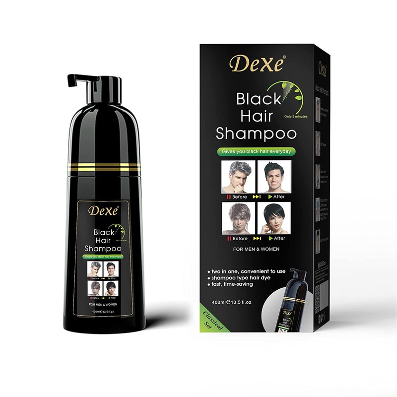 Champú para teñir el cabello Dexe de 14,1 onzas líquidas,