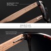 Barcur Wood Sunglasses for Men Women Polarized, uv Protection Black