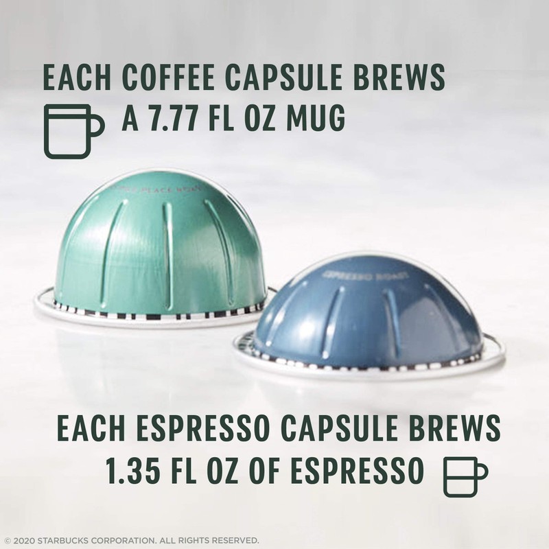Starbucks by Nespresso Vertuo, Favorite Variety Pack Coffee & Espresso,