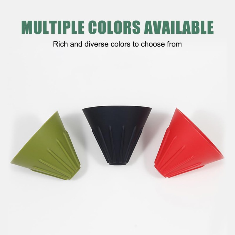 2Pcs Coffee Drippers, Collapsible Pour Over Coffee Makers Portable Cone