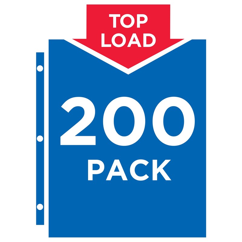 Avery Clear Heavyweight Sheet Protectors, Non-Glare, Easy Load, 200 Document