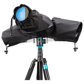 JJC DSLR Mirrorless Camera Rain Cover Sleeve Large Raincoat Dust Proof Protector for Canon EOS R8 R50 R100 R10 R7 R5 R6 Rp R 7D 6D 5D Mark IV III II 850D 800D 2000D 750D 1300D 700D 250D 90D 80D SX70