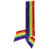 Rainbow Satin Sash Party Accessory (1 count) (1/Pkg)