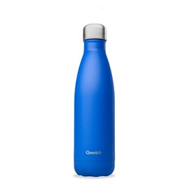 Qwetch - Originals Stainless Steel Insulated Flask 750 ml Majorelle Blue - Thermos Flask 24 Hours Cold & 12 Hours Hot - Leak-Proof, BPA-Free, Reusable - Perfect for Sports, Travel, Office, Hiking