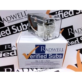 RADWELL Verified Substitute 2013081SUB 10A 2PDT OCTAL Relay- Replaces DELTROL Corp PN: 2013081, Relay - 12VDC