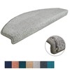 Kettelservice-Metzker Sweet Semicircular Stair Mats in Various Colours Light Grey