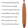 Braiding Hair Pre stretched Honey Ginger Prestretched Braiding Hair for