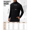 Riyiper Men's 3 Pcs Basic Turtleneck Knitted Long Sleeve Casual