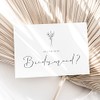 Will You Be My Bridesmaid Cards 4 Pack Of Cards