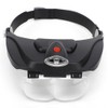 Multifunctional LED Head Mount Magnifier with Replaceable Lens for Inspection