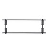 Toprema 14" Steel Rustic Black Sliding Barn Door Handle Pull