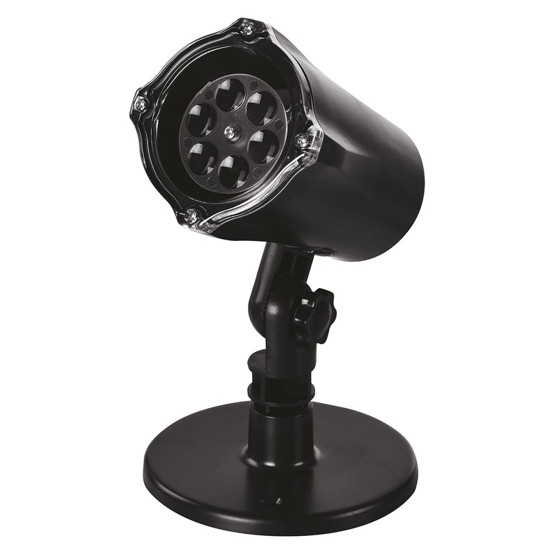 EMOS Snowflake LED Projector, White Snowflakes with Snow Effect, Facades,
