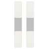 YLXS Metal Mounting Strip with Double-Sided Tapes Set, Under Cabinet