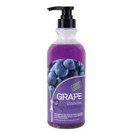 Pleasant refreshing body wash with a sweet grape scent