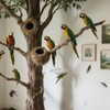 Bird Swing | Chew-Proof Hummingbird Swing,with Cooling Grid Design Stainless