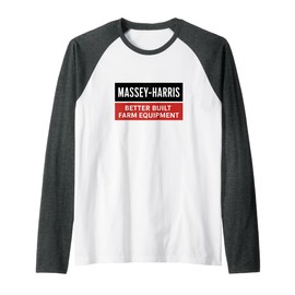 Massey Harris Better Built Vintage Farm Equipment product Raglan Baseball Tee