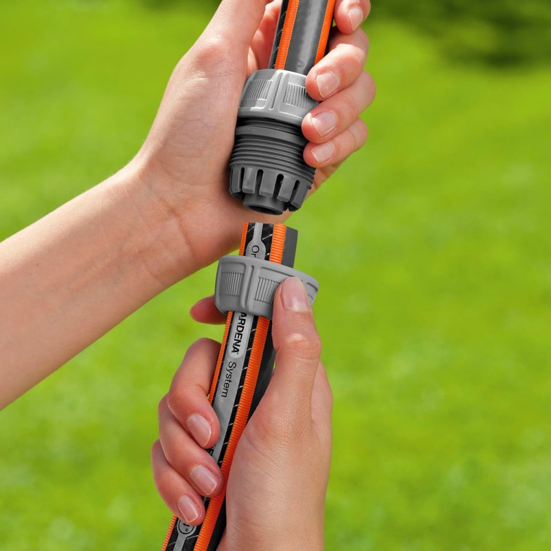 GARDENA Reparator 19 mm (18233-20) Hose Piece, Grey