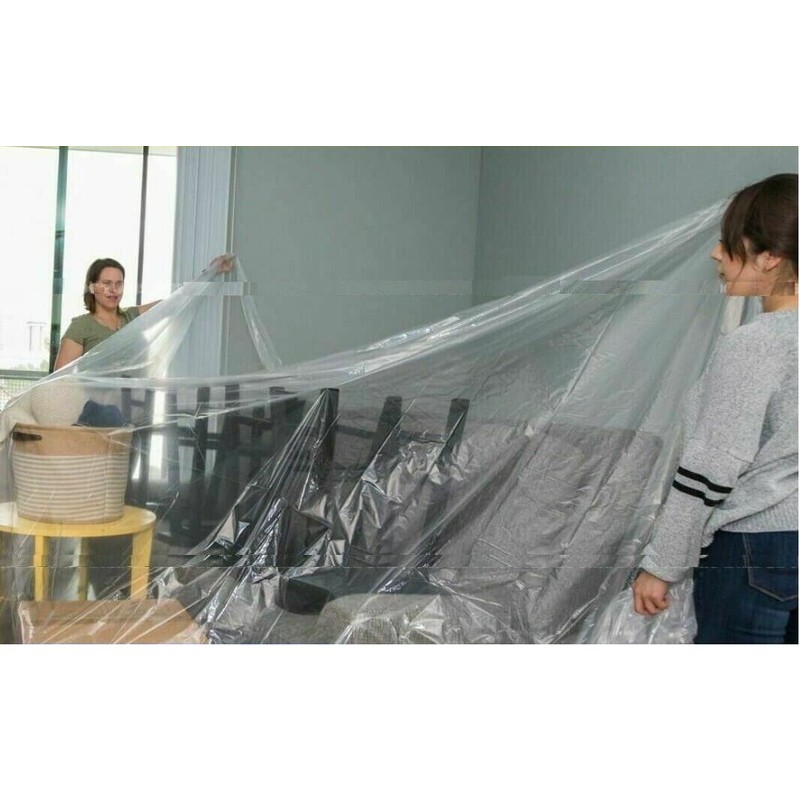 Dust Sheets for Decorating Extra-Large Plastic – 3.6m x 2.7m