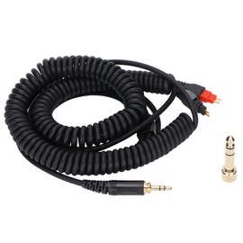Replacement Audio Extension Cable Headphones Spring Wire Suitable for HD660s HD650 HD600 HD580