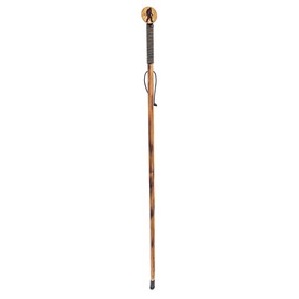 SE 55-Inch Bigfoot Stamped Hard Pine Hiking, Walking, Trekking Stick with Metal Reinforced Rubber Tip (WS637-55RH-BP)